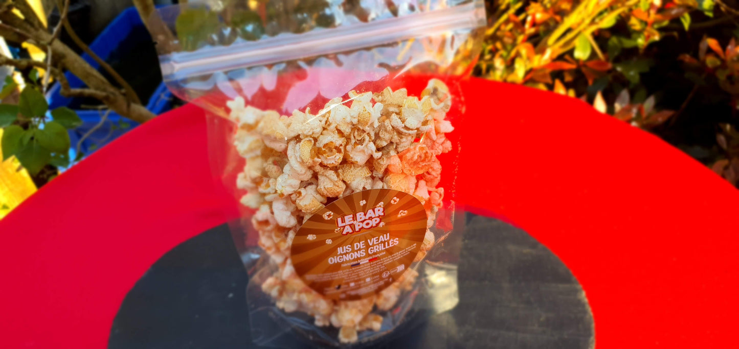 Pop-corn salé "JUS DE VEAU et OIGNONS GRILLES" - 50cl
