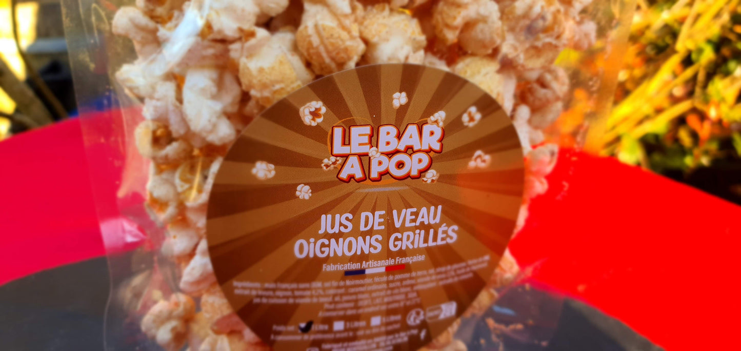 Pop-corn salé "JUS DE VEAU et OIGNONS GRILLES" - 50cl