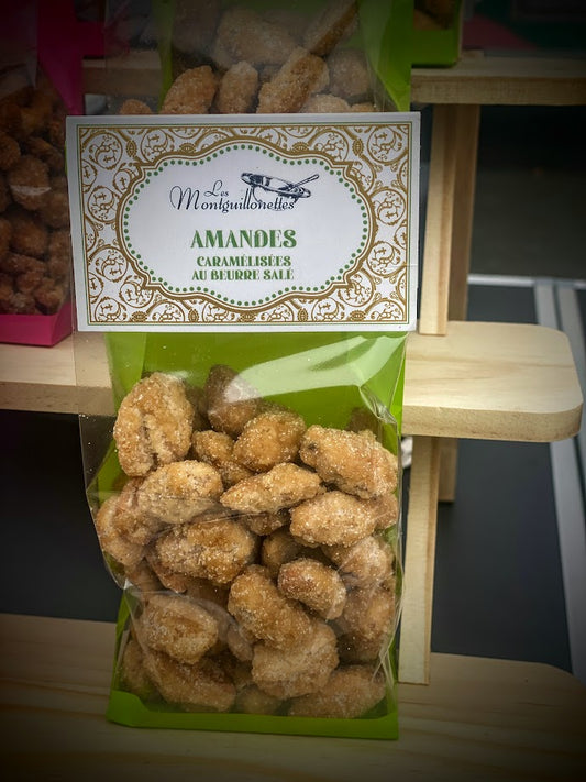 Amandes entières caramélisées finies au beurre salé 180g - Pralines - chouchous