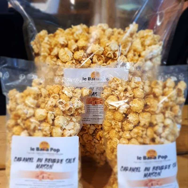 Pop-corn "Caramel beurre salé" - Sachet zippable de 5 Litres