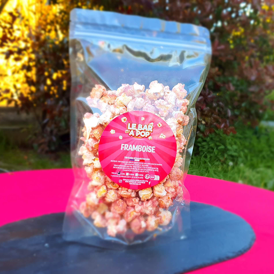 Pop-corn "FRAMBOISE" - 1 Litre en sachet refermable