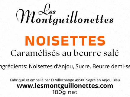 Noisettes d'Anjou caramélisées au beurre salé 180g - Pralines - chouchous