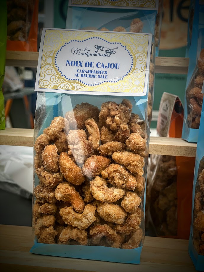 Noix de CAJOU caramélisées finies au beurre salé 180g - Pralines - chouchous