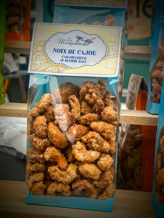 Noix de CAJOU caramélisées finies au beurre salé 180g - Pralines - chouchous