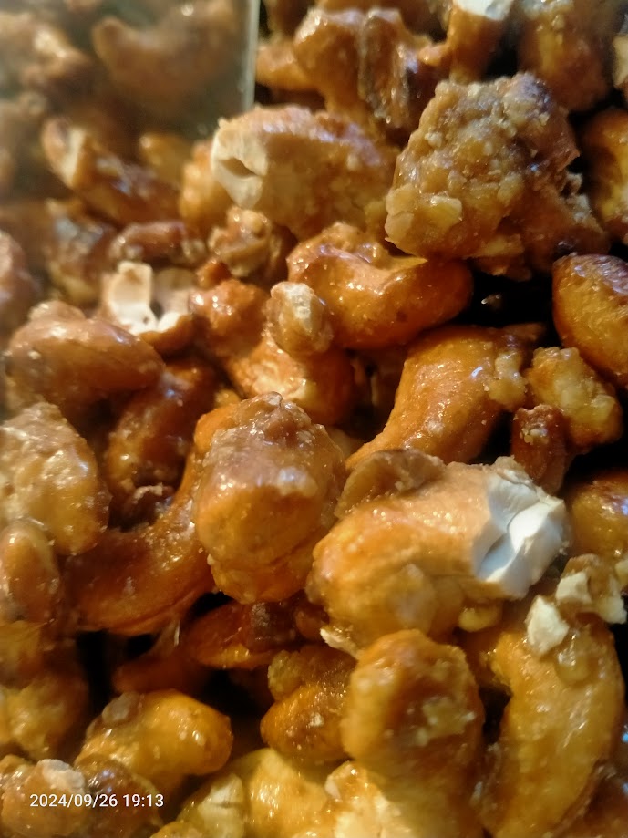 Noix de CAJOU caramélisées finies au beurre salé 180g - Pralines - chouchous