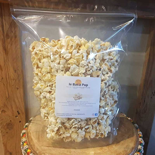 Pop-corn "Nature Sucré" - Sachet zippable de 5 Litres