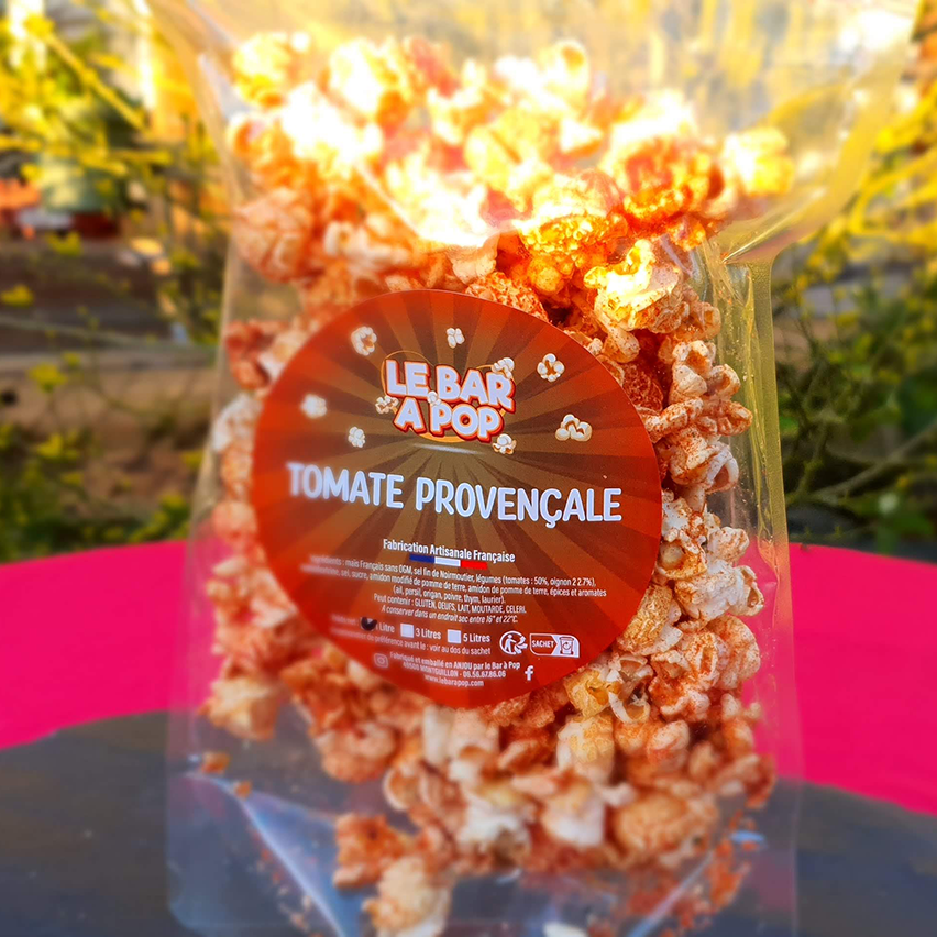 Pop-corn salé "TOMATE PROVENCALE" - 50cl
